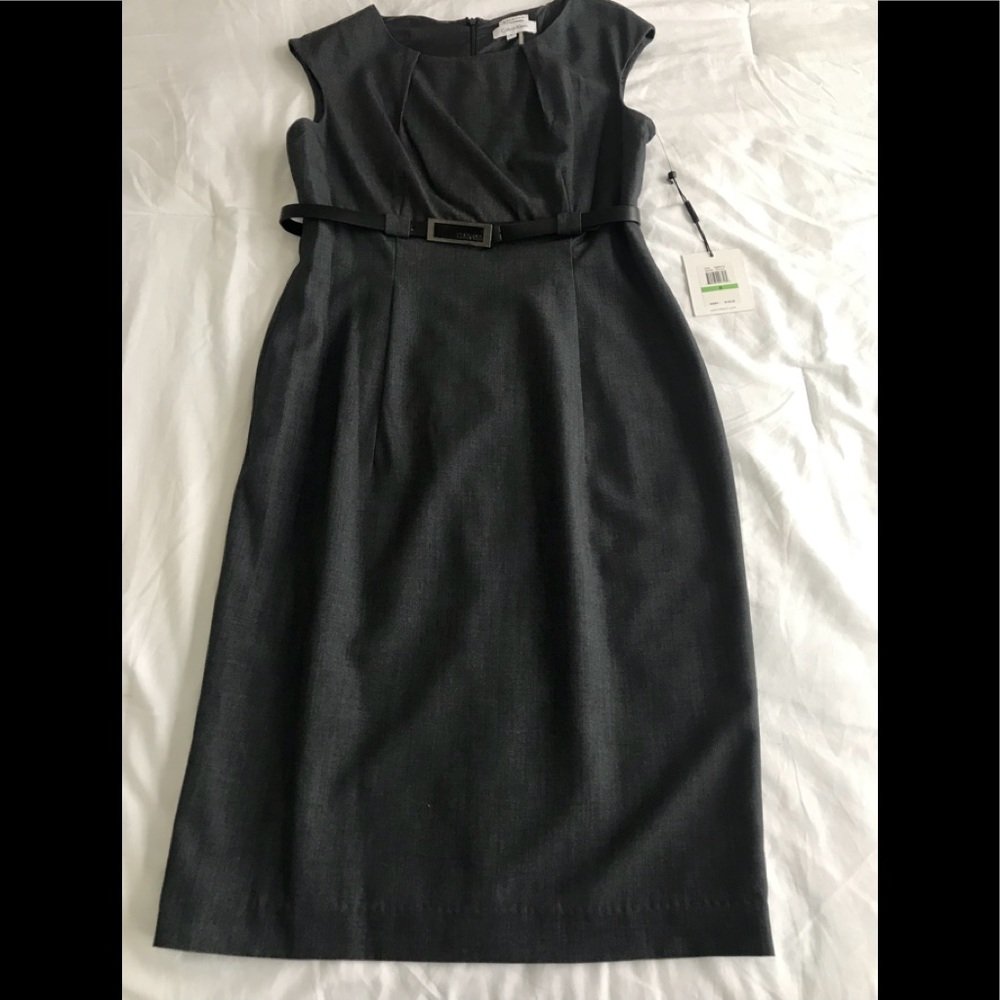 Charcoal Gray Calvin Klein Dress 👗